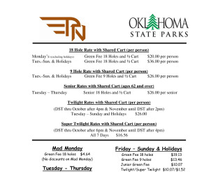 View course rate sheet.